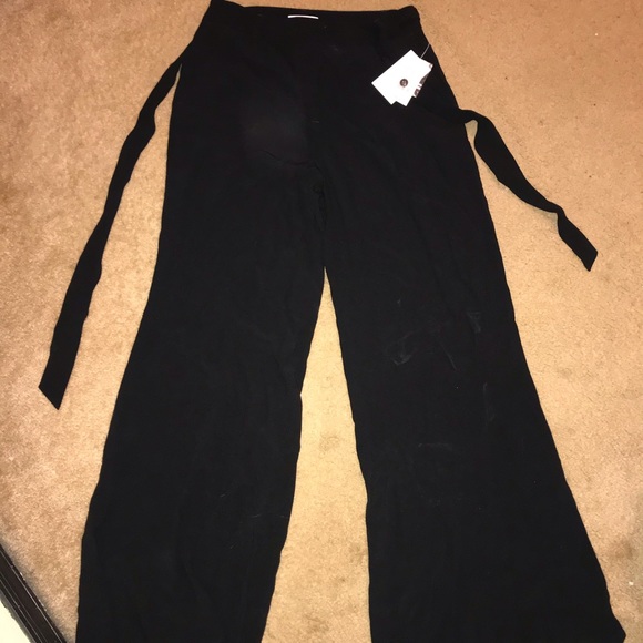 H by Halston Pants - H by Halston Pants with Belt Tie